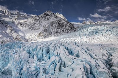 Luftaufnahme vom Franz Josef Glacier